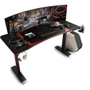 63-Inch Carbon Fiber Heavy-Duty Gaming Computer Table childrensterritory