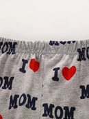 Cartoon and Letter Print Toddler Boys Girls Pajamas Sets childrensterritory