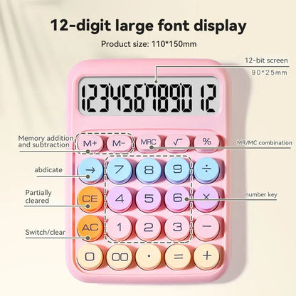 Colorful Scientific Calculator With Display Dot Keyboard Button childrensterritory
