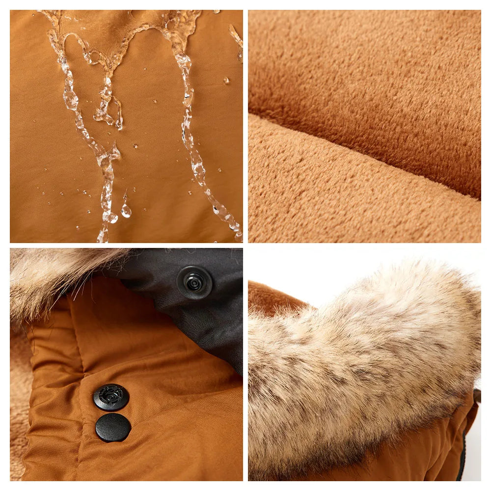 Windproof Warm Winter Baby Stroller Footmuff