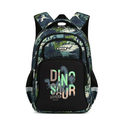 3pcs Set of Teenager Cartoon Dinosaur Anime School Bags