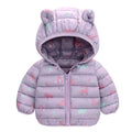 Baby Kids Cartoon Design Puffer Winter Jacket childrensterritory