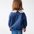 Kids Girls Designer Warm Fleece Inside Sweatshirts