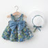 Baby Girls Cute Sleeveless 2 Pieces Stripe Pattren Dress Set childrensterritory