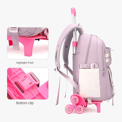 Kids’ Stylish Multicolor Travel Trolley Bag childrensterritory