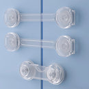 Anti-opening 3/5 Pieces Baby Cabinet Locks Protection Buckle childrensterritory