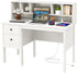 White Study Desk Featuring Drawers and Hutch for Home Office childrensterritory