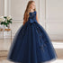 Elegant Bridesmaid Long Princess Gown For Kids Girls childrensterritory