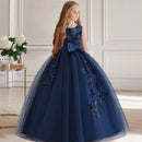 Elegant Bridesmaid Long Princess Gown For Kids Girls childrensterritory