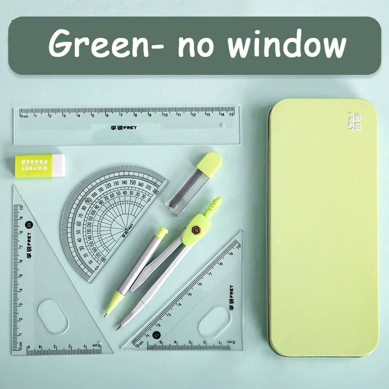 7 Pcs/set Multi-Functional Mathematical Rulers Set childrensterritory