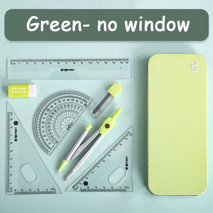 7 Pcs/set Multi-Functional Mathematical Rulers Set childrensterritory
