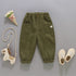 Little Boys Solid Color Casual Pants For Spring Autumn childrensterritory