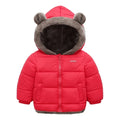 Kids' Solid-Colour Long-Sleeved Winter Jackets childrensterritory