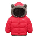 Kids' Solid-Colour Long-Sleeved Winter Jackets childrensterritory