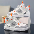 Kids White Casual School Tennis Sports Sneakers
