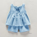 Sleeveless Frock Design Baby Girls Summer Outfit childrensterritory