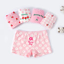 Girls' Cartoon Design Cotton Shorts 5 pieces/pack childrensterritory