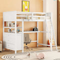 Twin Size Wooden Bed with Storage Drawers for Kids childrensterritory