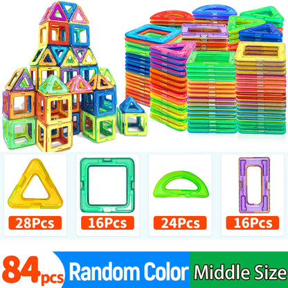 Durable DIY Magnetic Building Block Toys for Kids