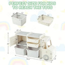 Car Design Kids Enclosed Toy Storage Organizer for Playroom