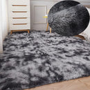 Soft Furry Rainbow Rugs for Kids Bedroom Decor