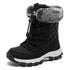 Kids Waterproof Warm Faux Fur Lined Snow Boots childrensterritory