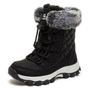Kids Waterproof Warm Faux Fur Lined Snow Boots childrensterritory