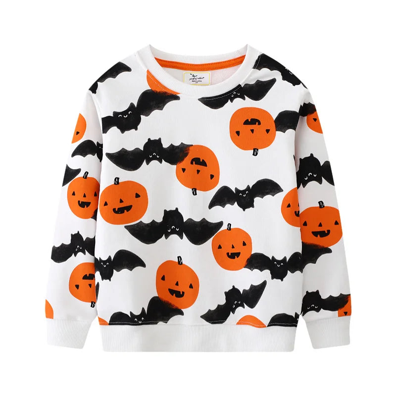Cartoon Glitter Butterfly Design Little Girls Sweatshirts