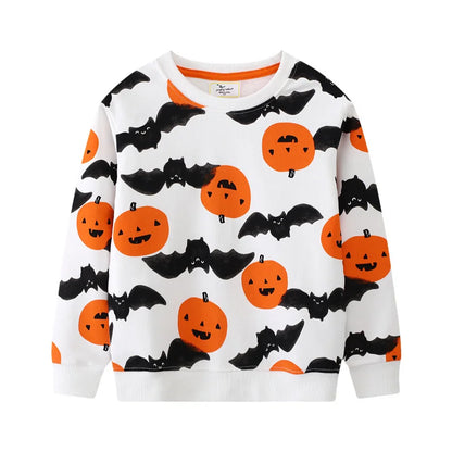Cartoon Glitter Butterfly Design Little Girls Sweatshirts