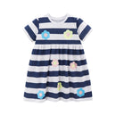 Kids Girls' Casual Print Cotton Dresses for Summer childrensterritory
