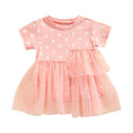 Little Girls Leopard Printed Ruffled Bowknot Party Dress childrensterritory