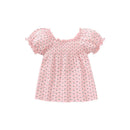 Little Girls Puff Sleeve, Printed Cotton Top childrensterritory
