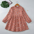 Kids Girls Long Sleeve Floral Party Dresses childrensterritory