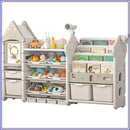 Kids Magic Castle Design Toy Storage Organizer with Telescope