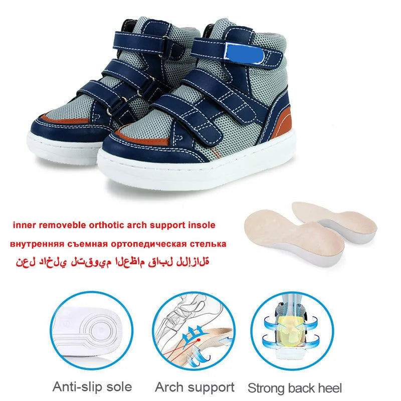Toddler Sporty Tiptoe Leather Sneakers childrensterritory