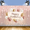 Glitter Diamond Customized Happy Birthday Background Photo Props childrensterritory