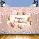 Glitter Diamond Customized Happy Birthday Background Photo Props childrensterritory