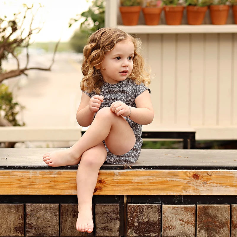 Kids Girls Floral Family Matching Summer Clothing Set