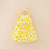 Floral Print Kids Girls Sleeveless Cotton Dresses childrensterritory