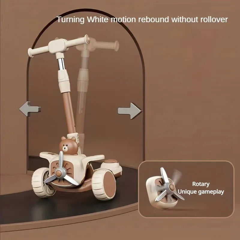 3-in-1 Outdoor Ride On Toys Push Scooter for Toddlers childrensterritory