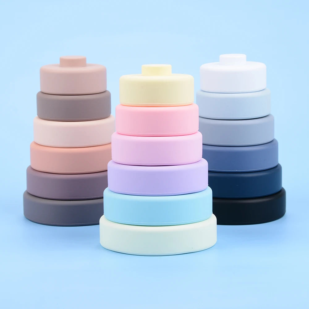 IQ-Enhanced Kids Silicone Building Block Toys
