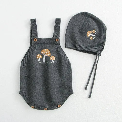 Baby Girl Hollow Out Knitwear Outfit Set