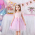 Kids Girls Sleeveless Sequin Princess Dresses for Summer childrensterritory