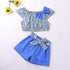 Kids Girls 2 Piece Trendy Summer Clothing Sets childrensterritory