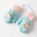 Cartoon Design Knitted Warm Gloves for Baby/Kids childrensterritory
