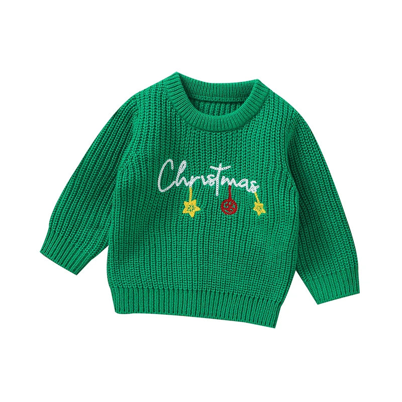 Baby Kids Christmas Design Winter Casual Sweater childrensterritory