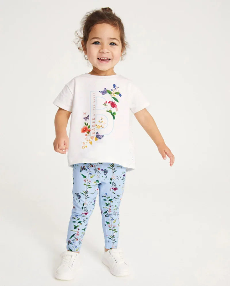 Half-Sleeves Casual Summer Outfits For Girls childrensterritory