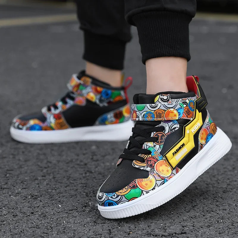 Kids High Quality Breathable Cartoon Sport Shoes