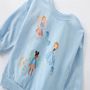 Little Girls Cartoon Animal Print Autumn Clothing Sets childrensterritory