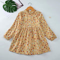 Kids Girls Long Sleeve Floral Party Dresses childrensterritory